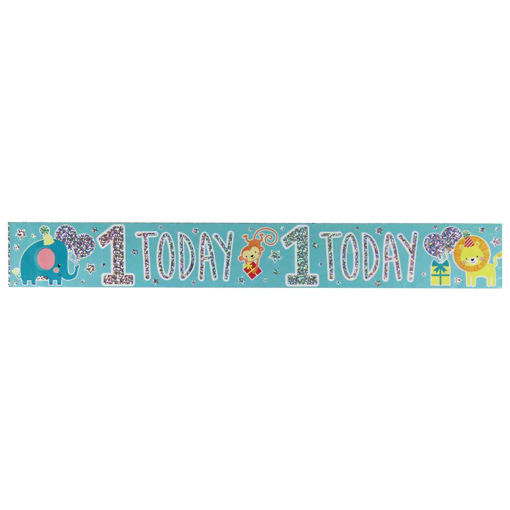 Picture of 1 TODAY BIRTHDAY BANNER BOY